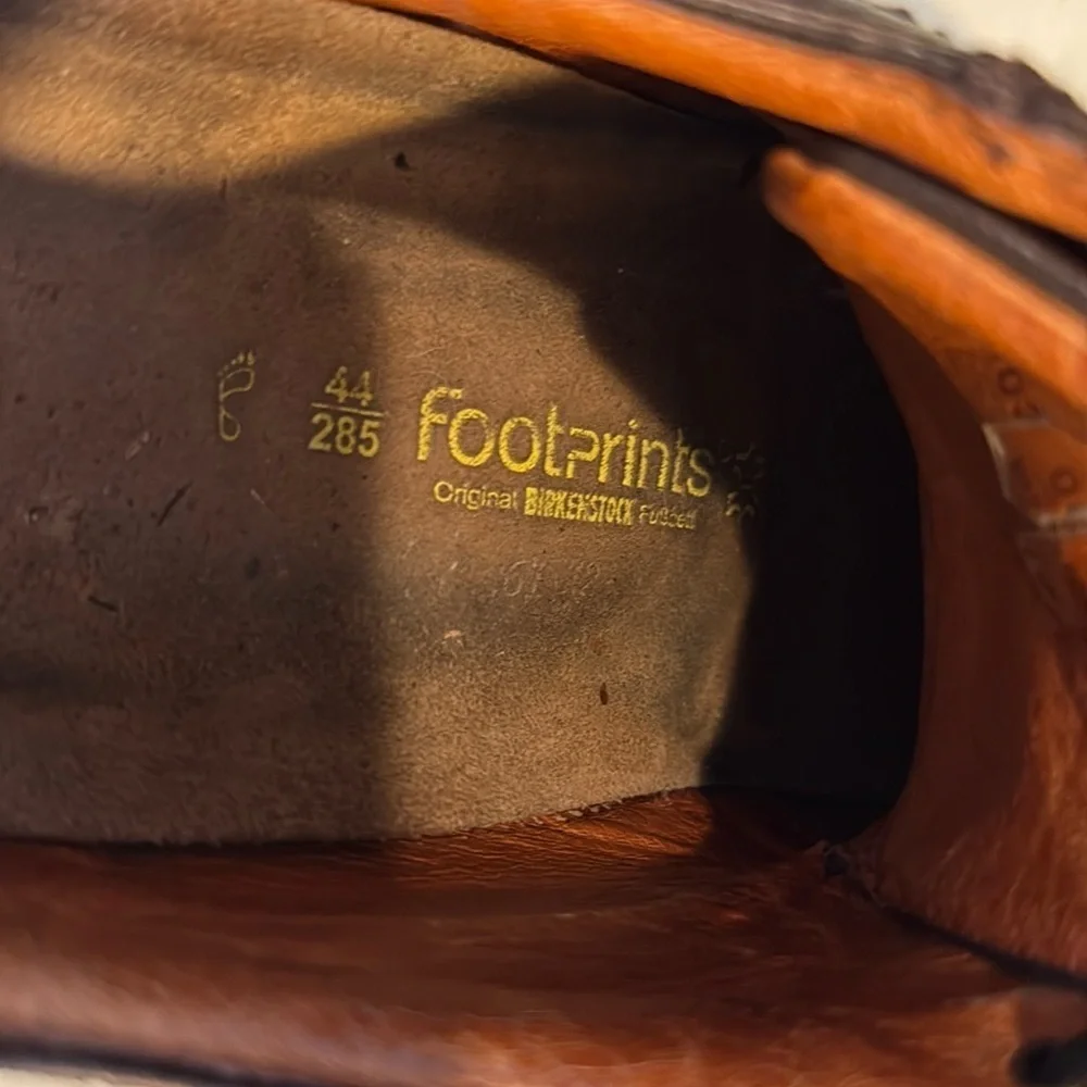 Birkenstock Footprint Brown Leather Oxfords (sz - US 11-11-1/2. Euro 44)